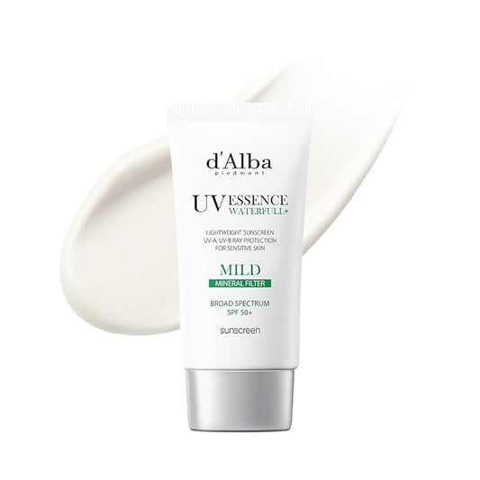d'Alba UV Essence Waterfull+ Mild Mineral Filter sunscreen SPF 50+ 50ml