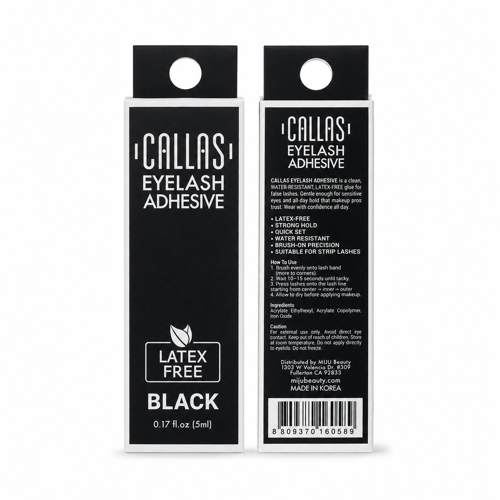 CALLAS Latex-Free Lash Adhesive | Black & Clear