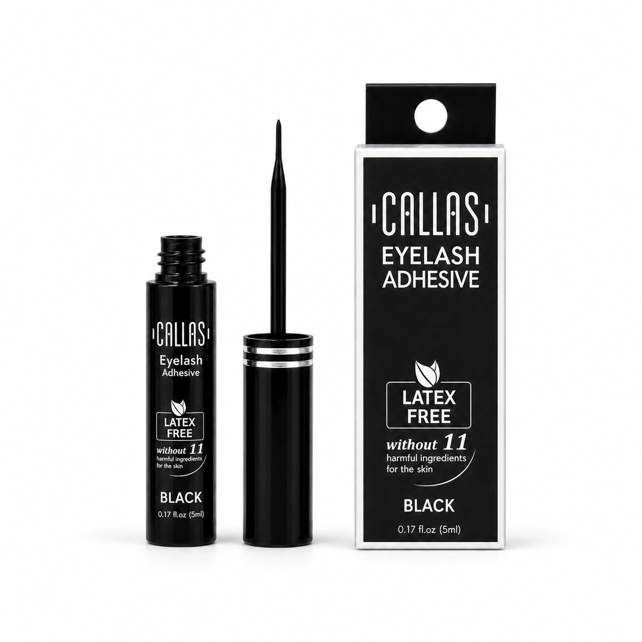 CALLAS Latex-Free Lash Adhesive | Black & Clear