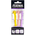 Feather Flamingo Eyebrow Touch-Up Razor 3pcs | FLM-P