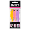 Feather Flamingo Facial Touch-Up Razor 3pcs FLS-P