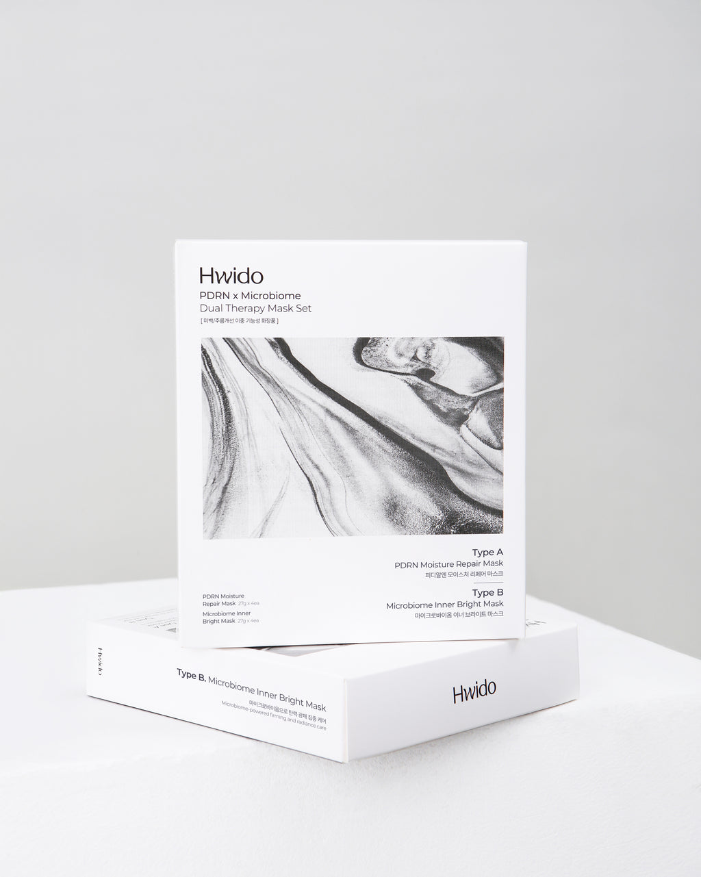 Hwido PDRN Microbiome Dual Therapy Mask Set