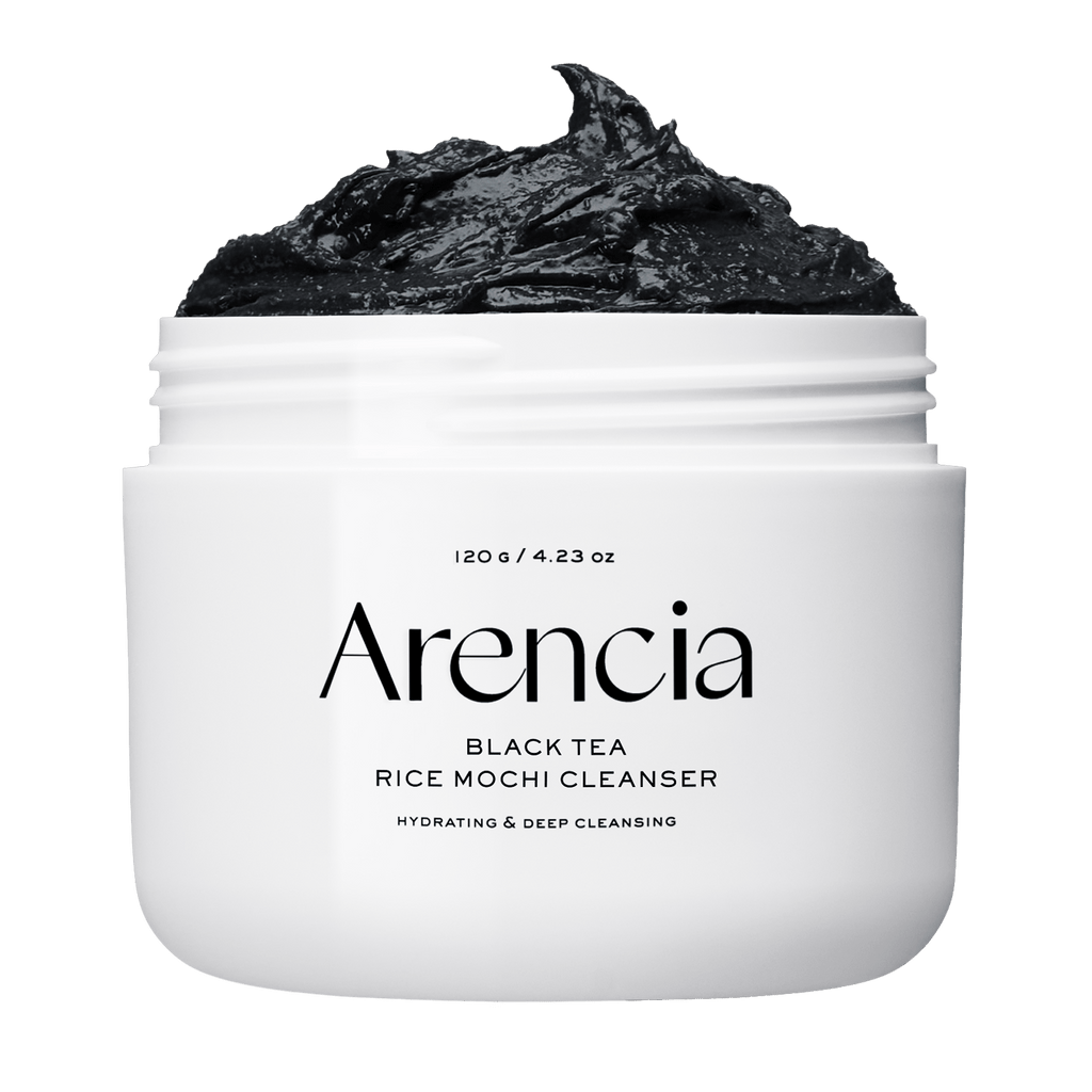 Arencia Black Tea & Yuzu Rice Mochi Cleanser | Oil Control + Brightening (120g) - MIMO MART