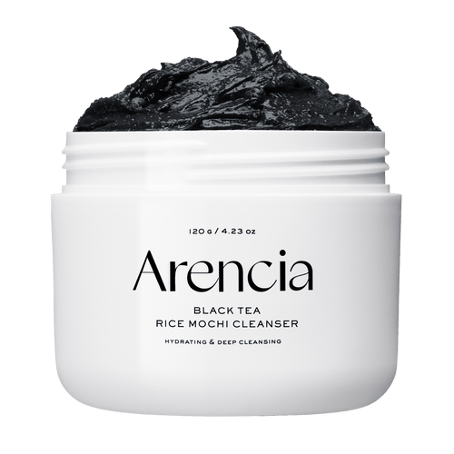 Arencia Black Tea & Yuzu Rice Mochi Cleanser | Oil Control + Brightening (120g) - MIMO MART