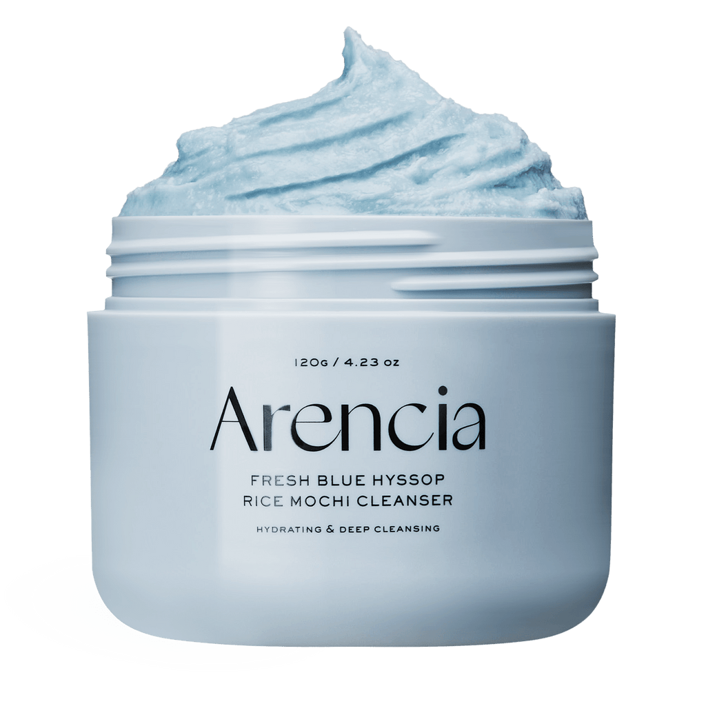 Arencia Fresh Blue Hyssop Rice Mochi Cleanser | Oil Control for Combination Skin (120g) - MIMO MART