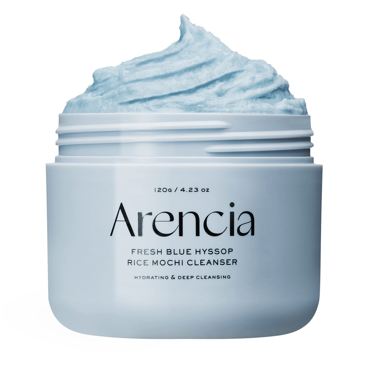 Arencia Fresh Blue Hyssop Rice Mochi Cleanser | Oil Control for Combination Skin (120g) - MIMO MART