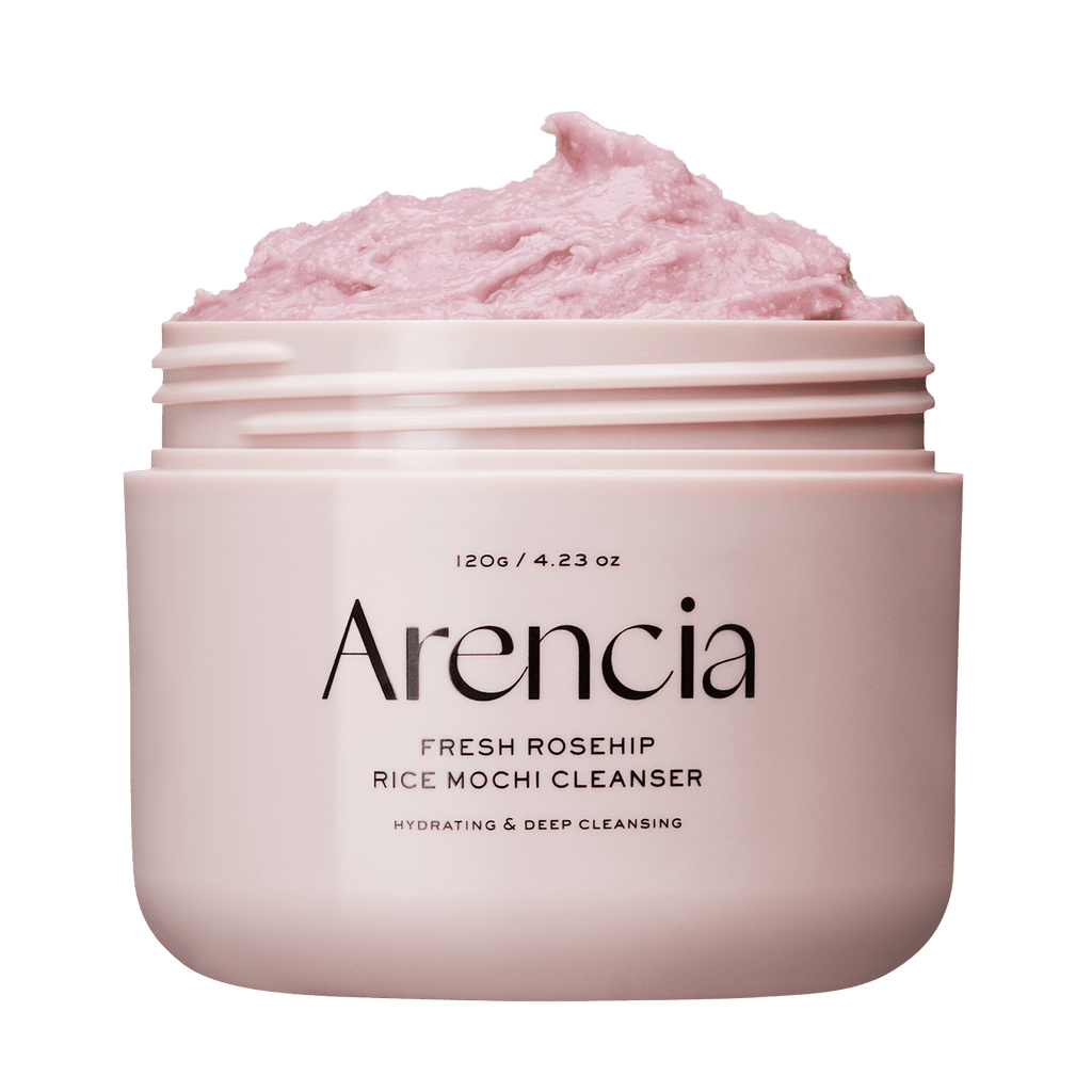 Arencia Fresh Rose Hip Rice Mochi Cleanser | Antioxidant Cleanser for Mature & Dry Skin (120g) - MIMO MART