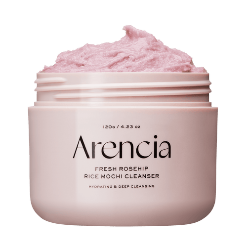 Arencia Fresh Rose Hip Rice Mochi Cleanser | Antioxidant Cleanser for Mature & Dry Skin (120g) - MIMO MART