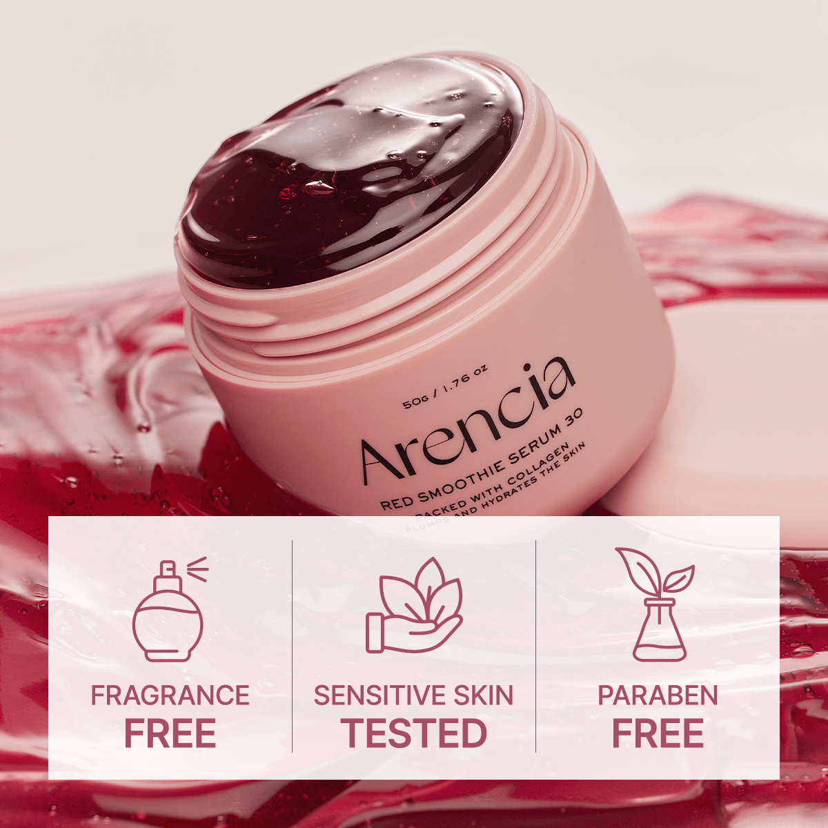 Arencia Red Smoothie Serum 30 50g - MIMO MART
