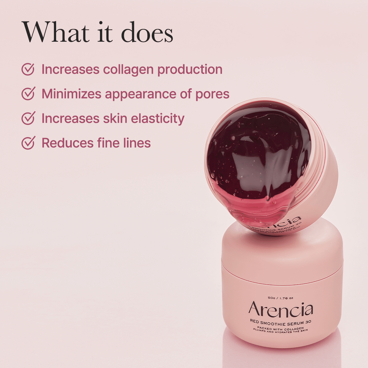 Arencia Red Smoothie Serum 30 50g - MIMO MART