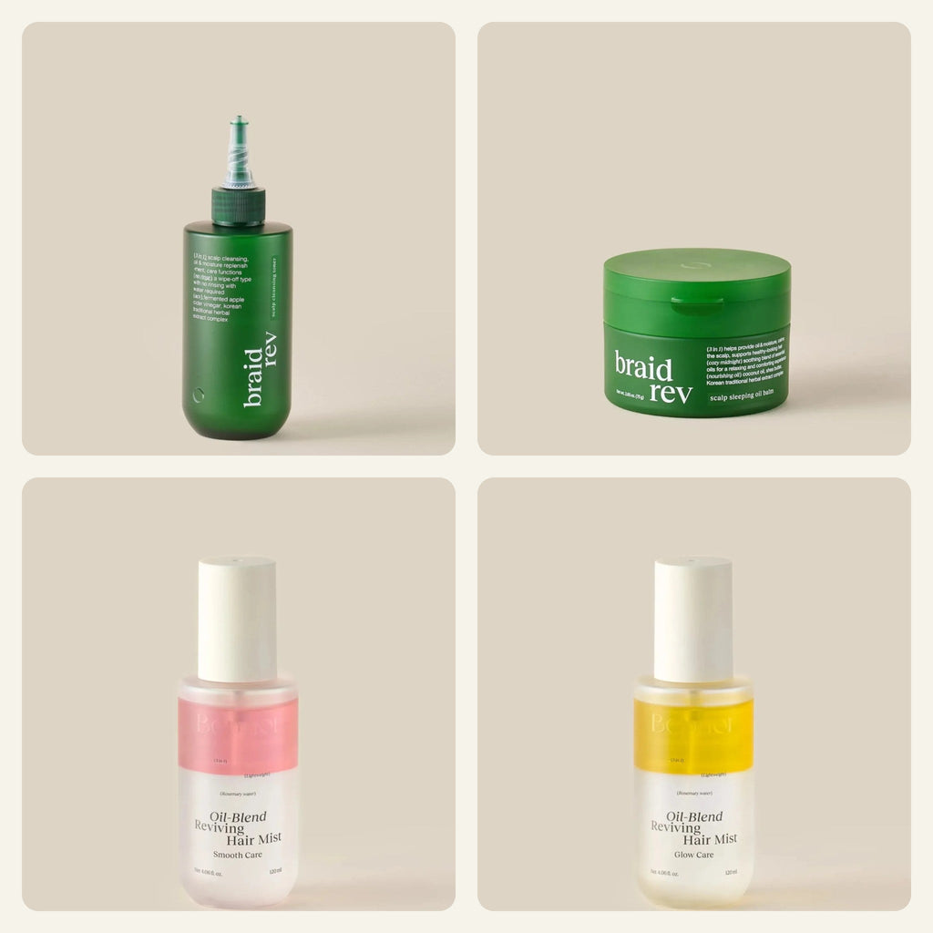 Bephor Full Routine Set – Toner, Sleeping Oil Balm, Smooth Care & Glow Care Hair Mists - MIMO MART
