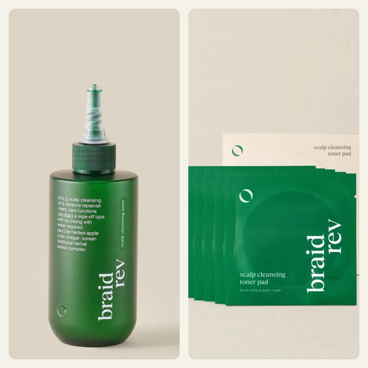 Bephor Home & Away Scalp Duo – Scalp Cleansing Toner + Toner Pads for Braids - MIMO MART