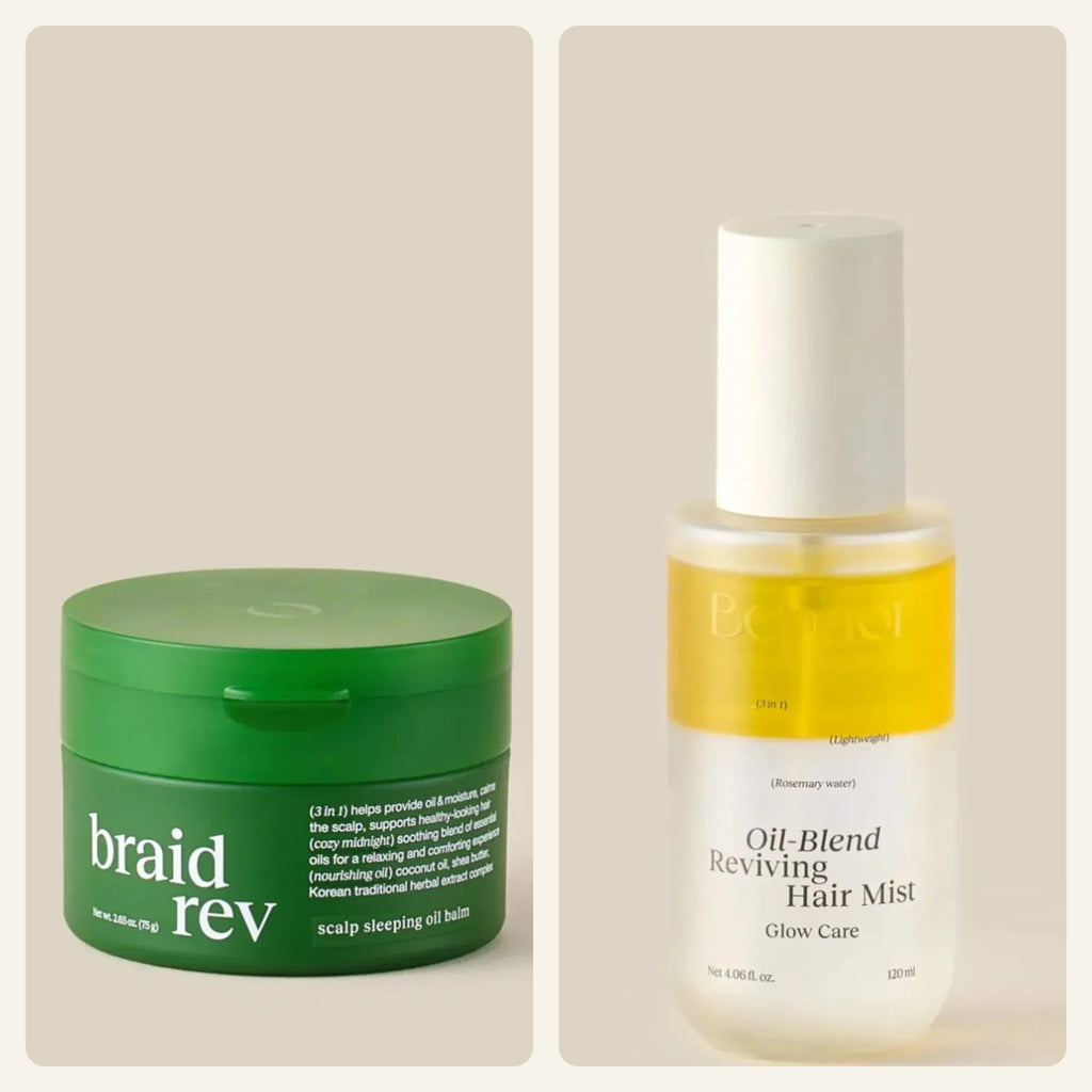 Bephor Overnight Scalp & Daily Strand Duo (Glow Care) – Sleeping Oil Balm + Glow Care Hair Mist - MIMO MART