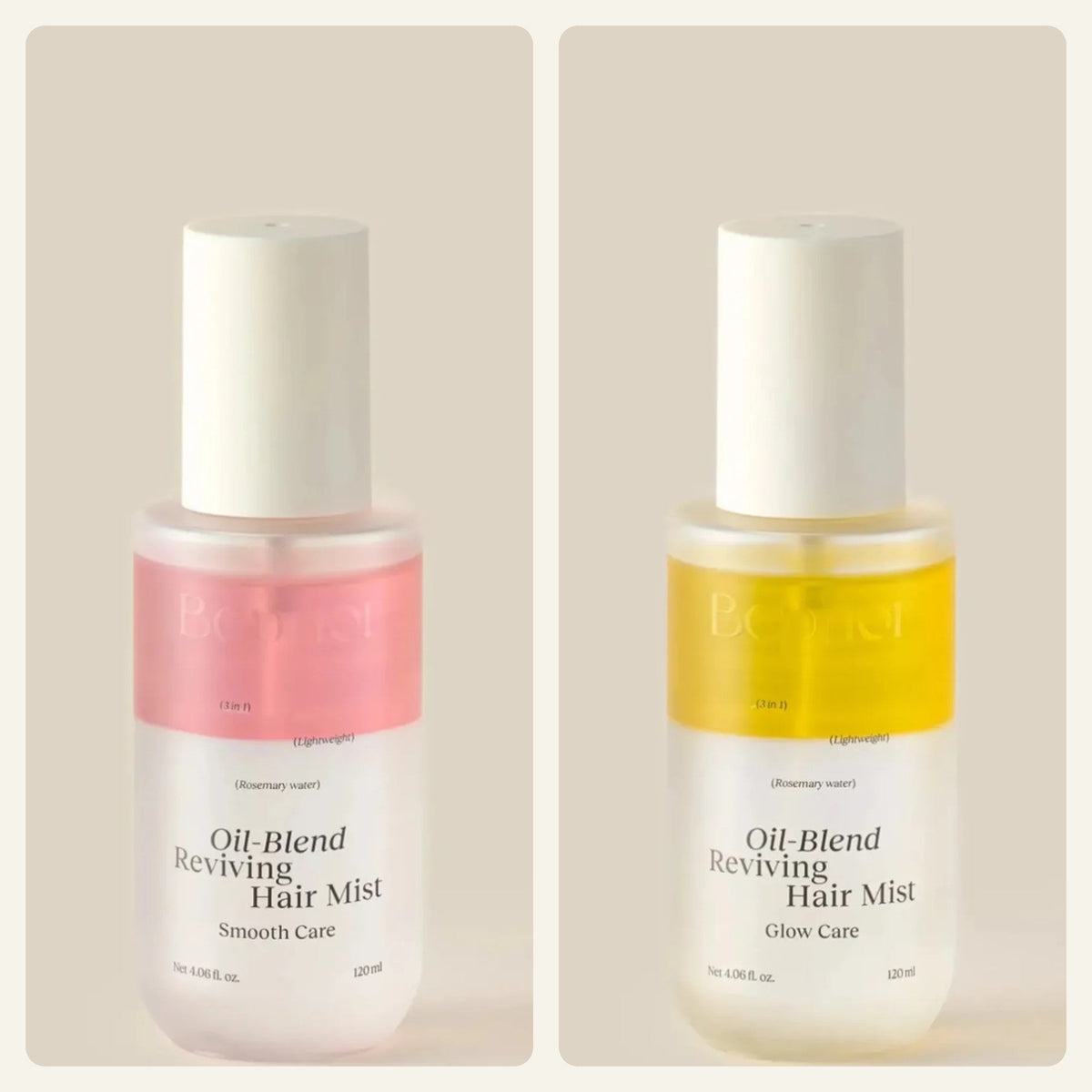 Bephor Reviving Hair Mist Duo – Smooth Care + Glow Care Batana Oil Hair Mists - MIMO MART