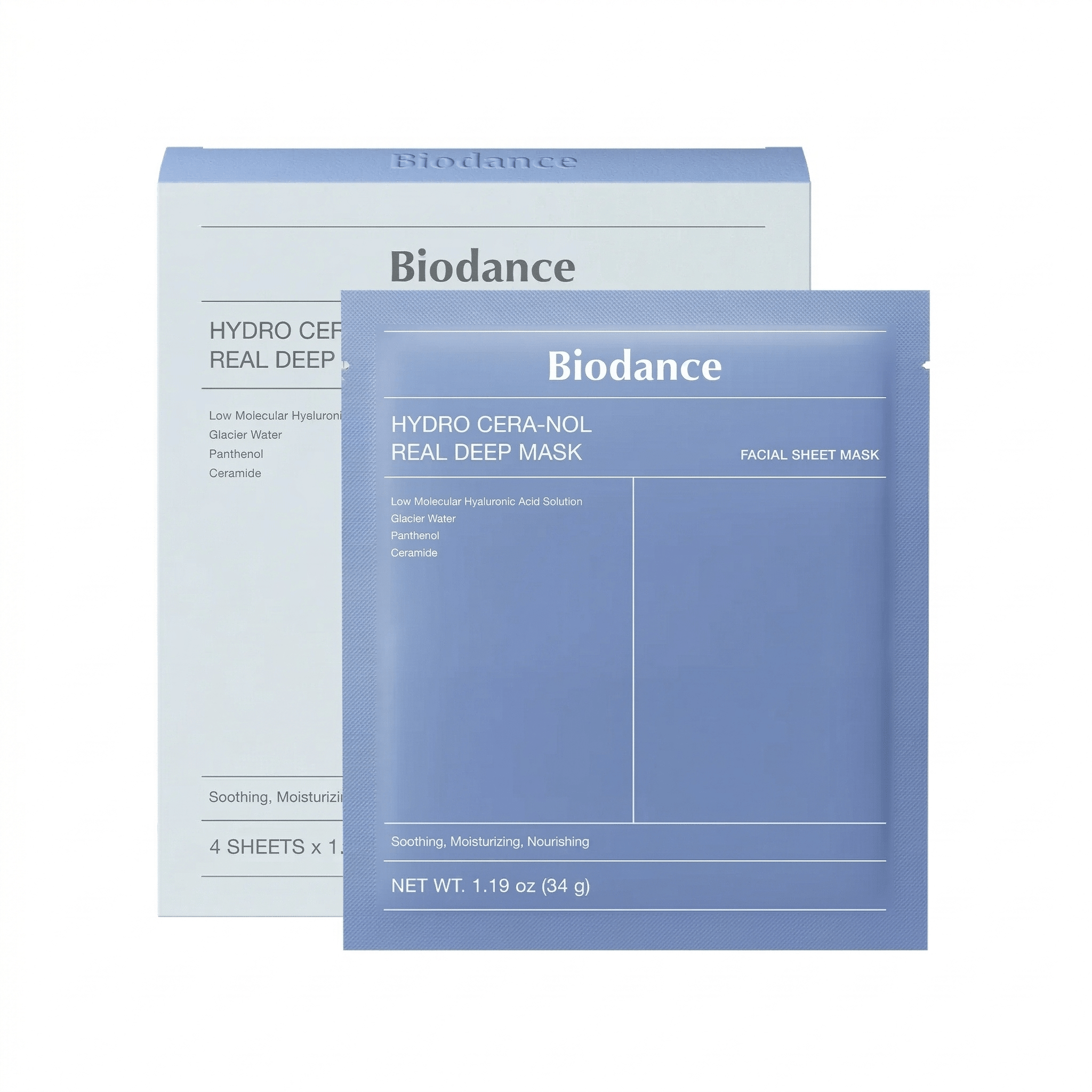 Biodance Hydro Cera-nol Real Deep Mask (4 sheets) box - MIMO MART