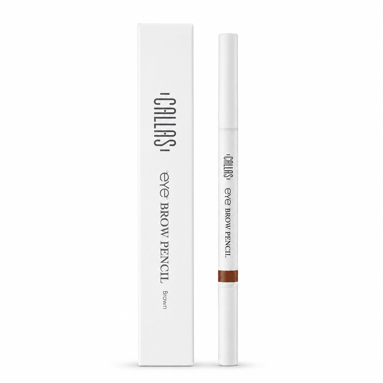 CALLAS eyebrow pencil with built-in spoolie brush