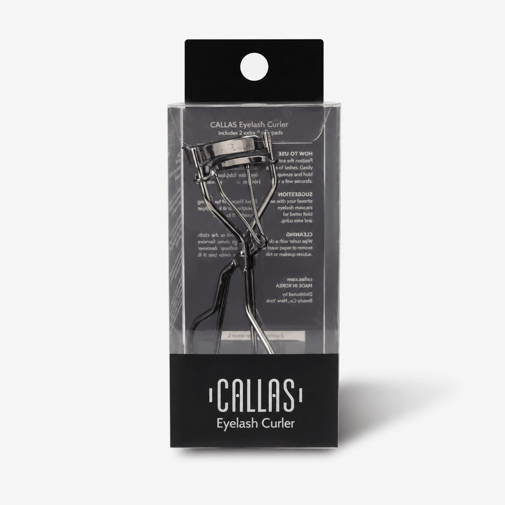 CALLAS eyelash curler with extra silicone refill pads