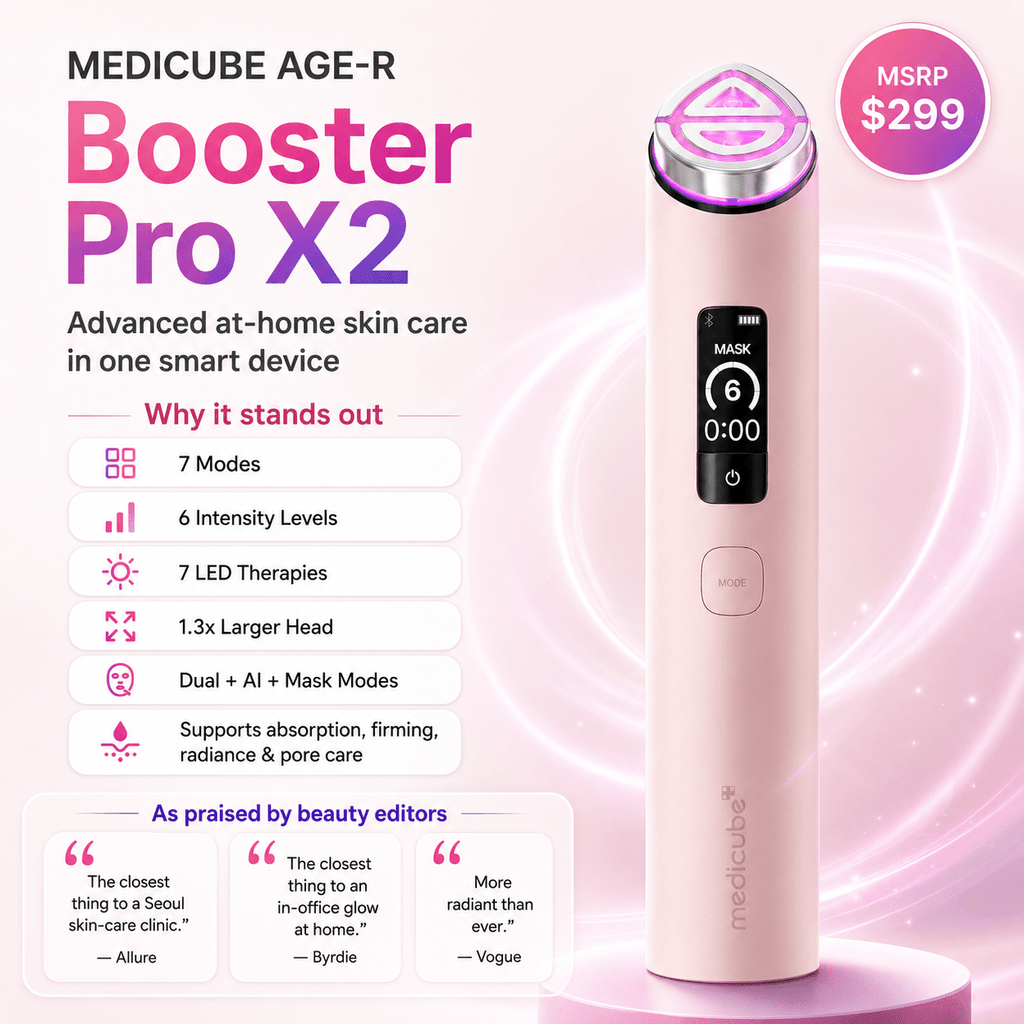Medicube AGE-R Booster Pro X2 pink Korean beauty device