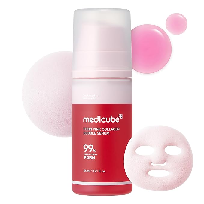 Medicube PDRN Pink Collagen Bubble Serum 95ml - MIMO MART