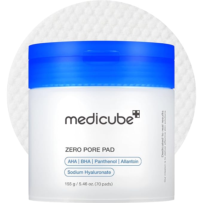 Medicube Zero Pore Pad 2.0 | AHA + BHA Exfoliating Toner Pads (70 Pads) - MIMO MART